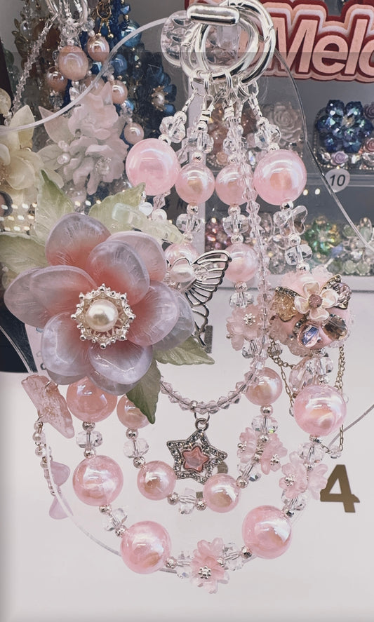 Fancy flower style phonechains- -High quality all kinds of  phone chains