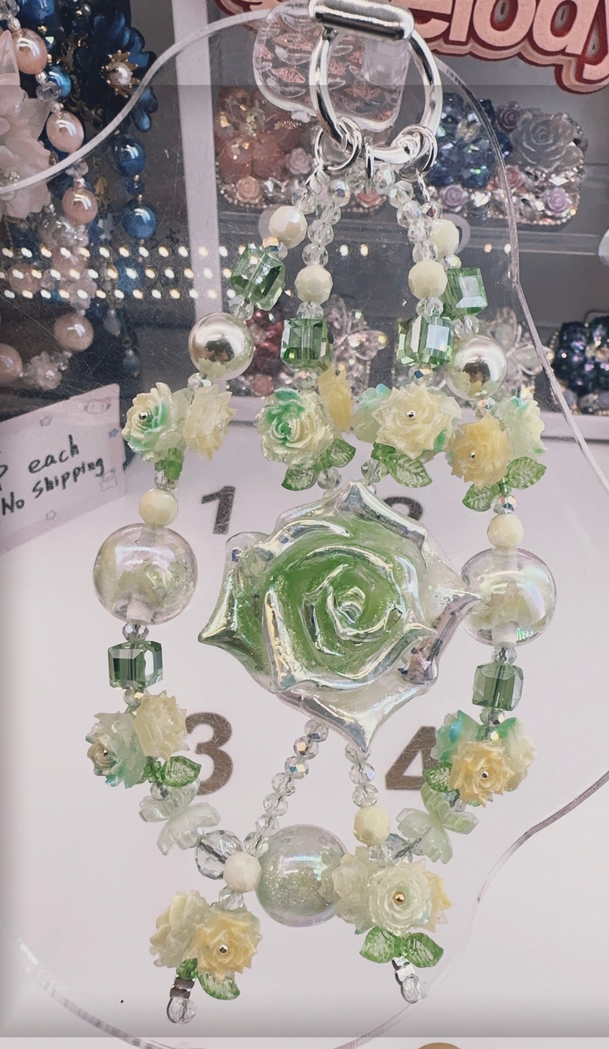 Flower style phonechains -High quality all kinds of  DIY phone chains