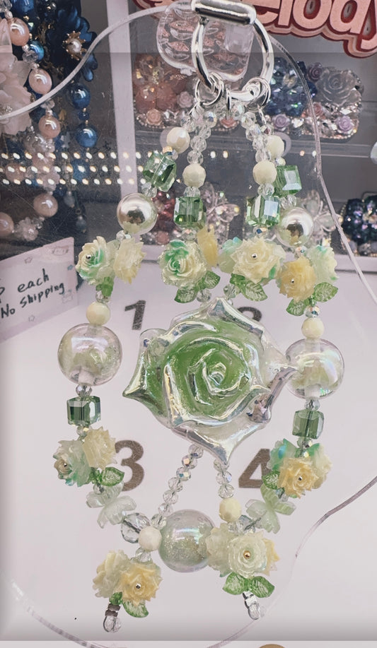 Flower style phonechains -High quality all kinds of  DIY phone chains