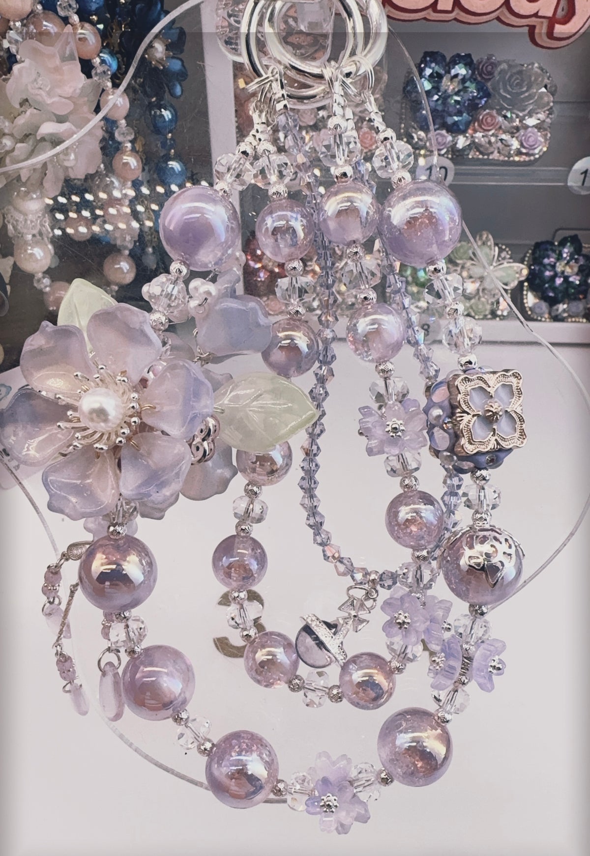 Fancy flower style phonechains- -High quality all kinds of  phone chains