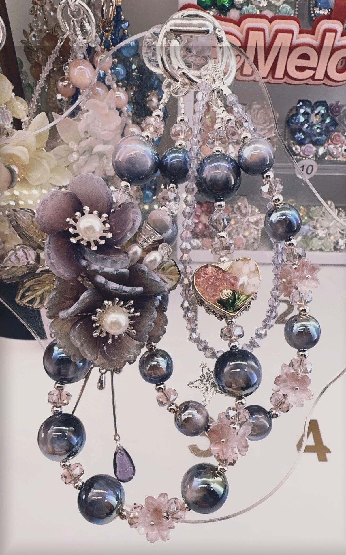 Fancy flower style phonechains- -High quality all kinds of  phone chains